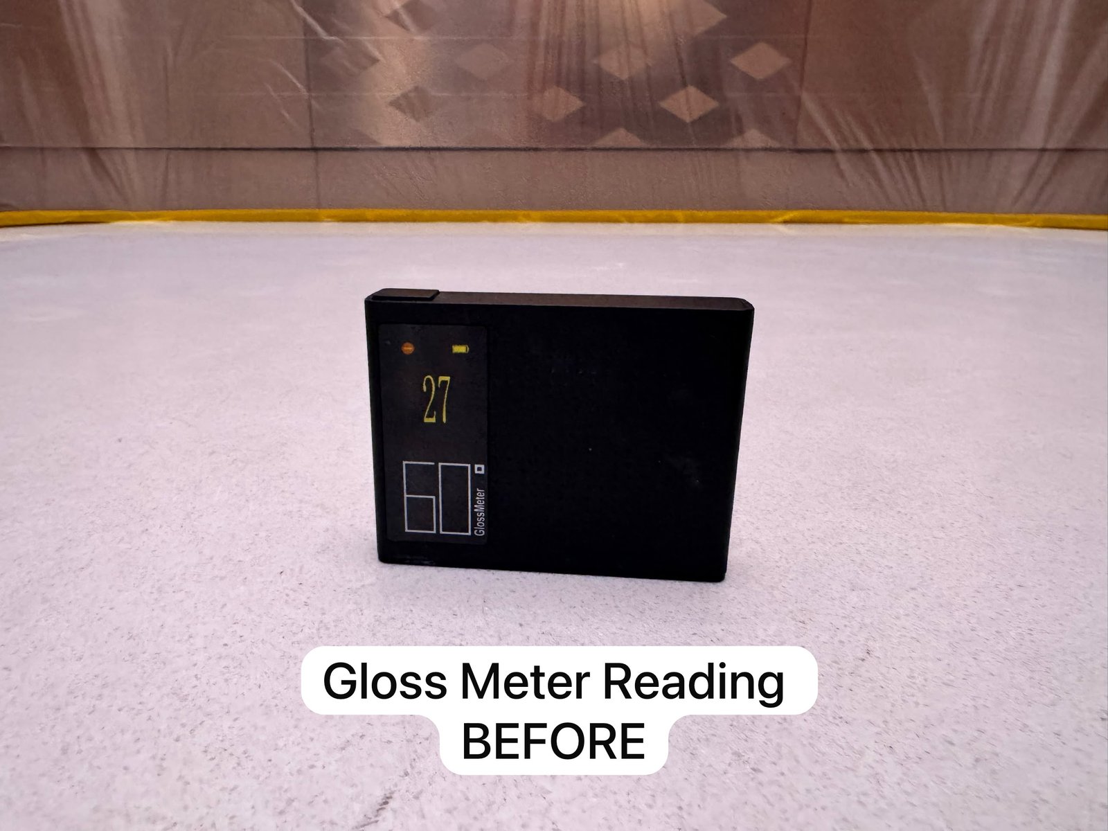 GLOSS METER — BEFORE